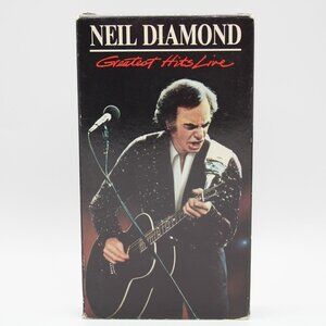 Neil Diamond Greatest Hits Live VHS CMV 19V-49014 Plus Jazz Singer VHS